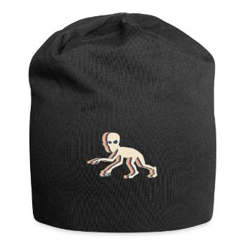 Dover Dämon Kryptide Kryptozoologie Retro Line Art - Jersey-Beanie - Schwarz - Vorne