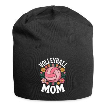 volley-ball dire drôle de cadeau de volley-ball - Bonnet en jersey - noir - Devant