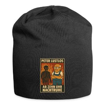 Peter Listless ensures a night's rest from ten - Jersey Beanie - black - Front