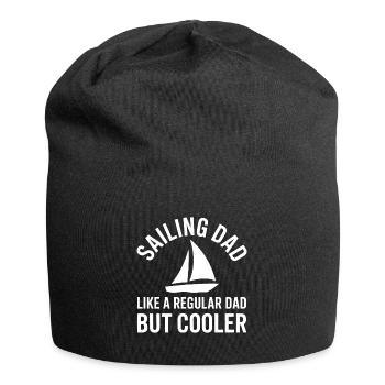 Segeln Spruch Papa Vater Segler Segeln Geschenk - Jersey-Beanie - Schwarz - Vorne