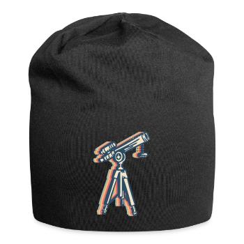 télescope astronomie système solaire astronomes rétro - Bonnet en jersey - noir - Devant