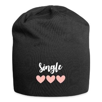 Single - Jersey Beanie - black - Front