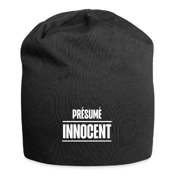 présumé innocent - Bonnet en jersey - noir - Devant