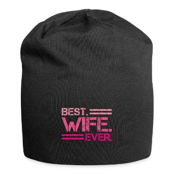 Meilleure idée de cadeau pour femme de tous les temps - Bonnet en jersey - noir - Devant