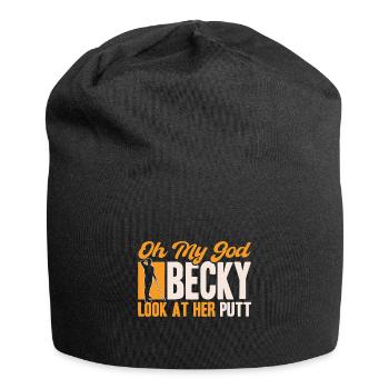 Golfeur Golfeur Cadeau Golfeur - Bonnet en jersey - noir - Devant