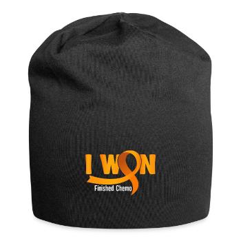 Leukemia Awareness Month Leukemia Survivor - Jersey Beanie - black - Front