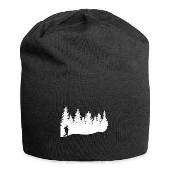 Arbres - Randonnée - (4) - Bonnet en jersey - noir - Devant