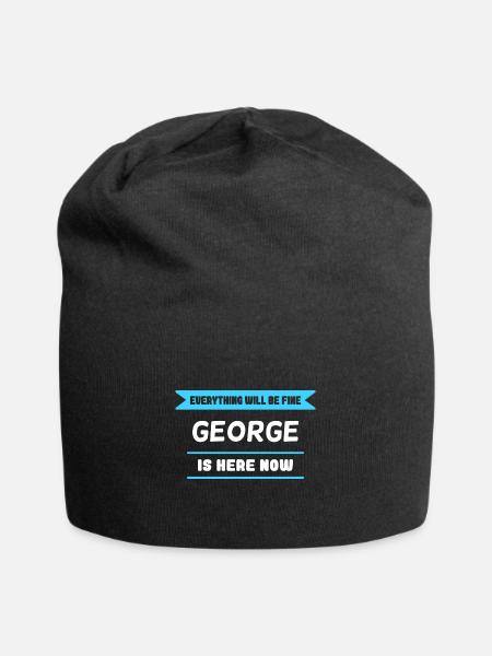 George Name Saying für stolze Georges - Jersey-Beanie - Schwarz