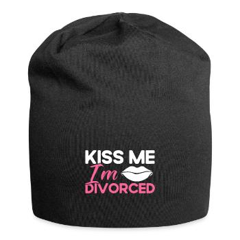 Divorce Divorcé Don divorcé - Bonnet en jersey - noir - Devant