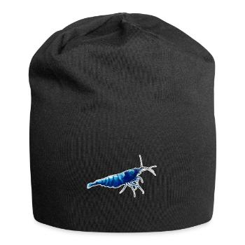 Blue Bolt Shrimp Pet Design für stolze Shrimp-Fans - Jersey-Beanie - Schwarz - Vorne
