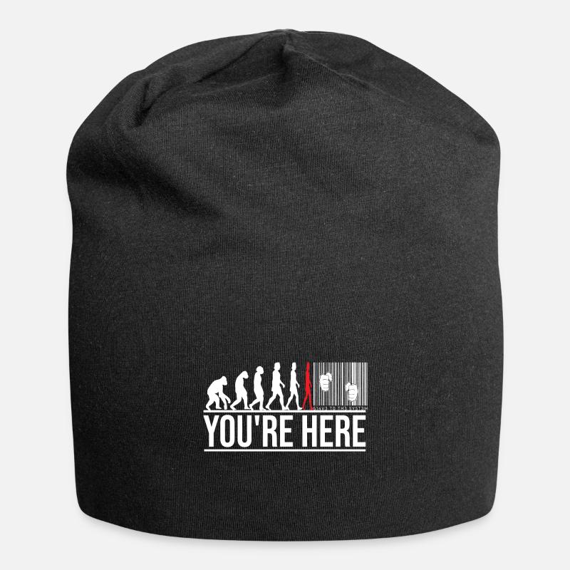 Bargeld Anti Digitalisierung - Jersey-Beanie - Schwarz