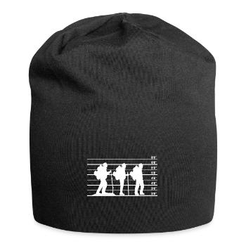 Randonneurs- - Bonnet en jersey - noir - Devant
