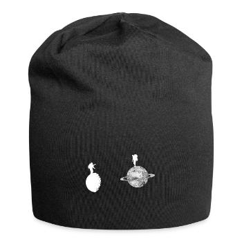 Planet - Wanderer - (2) - Jersey-Beanie - Schwarz - Vorne