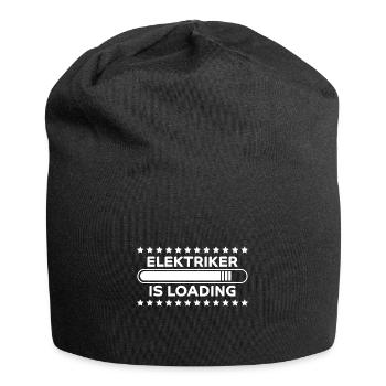Elektriker Spruch Job Lustiges Elektriker Geschenk - Jersey-Beanie - Schwarz - Vorne