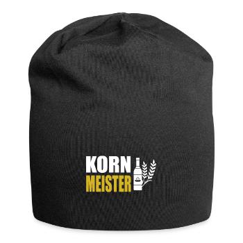 Korn Cola Alkohol Saufen Kornbrand Landjugend - Jersey-Beanie - Schwarz - Vorne