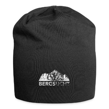 Bergsucht - (7) - Jersey-Beanie - Schwarz - Vorne