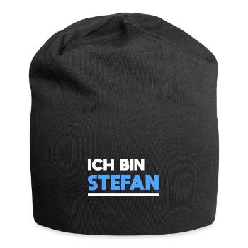 Stefan Name Spruch für stolze Stefans - Jersey-Beanie - Schwarz - Vorne