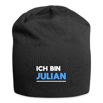 Julian Name Spruch für stolze Julians - Jersey-Beanie - Schwarz - Vorne