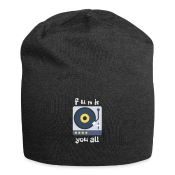 funk you all LP for bright - Jersey-Beanie - Anthrazit - Vorne