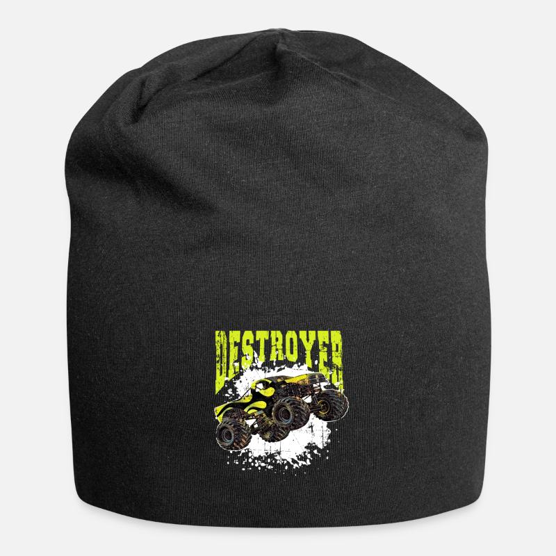 Monstertruck - Jersey-Beanie - Schwarz