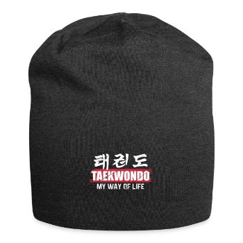 Taekwondo Tae Kwon Do Gift Club MMA - Jersey Beanie - charcoal grey - Front