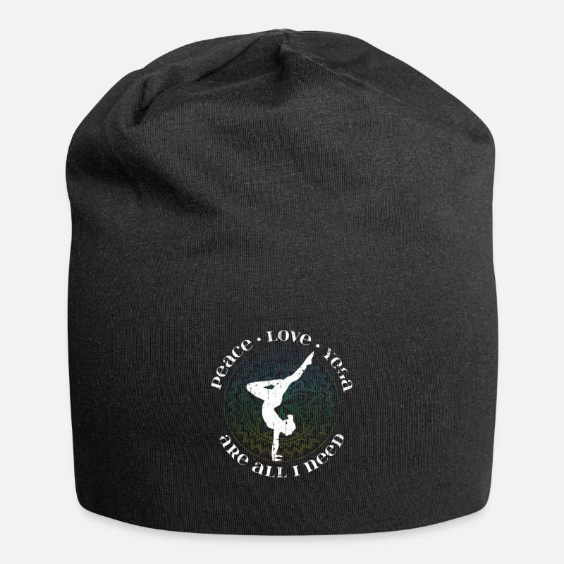 yoga - Bonnet en jersey - noir