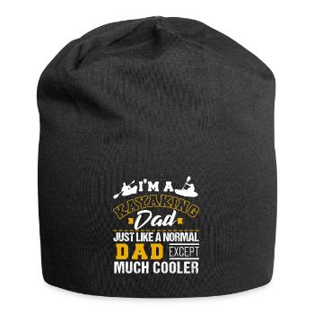Cadeau de sport amateur de canoë kayak - Bonnet en jersey - noir - Devant