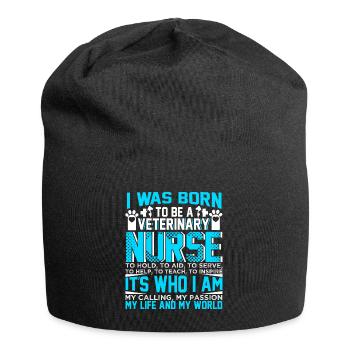 Veterinary Nurse Surgeons RCVS Profession - Jersey Beanie - black - Front