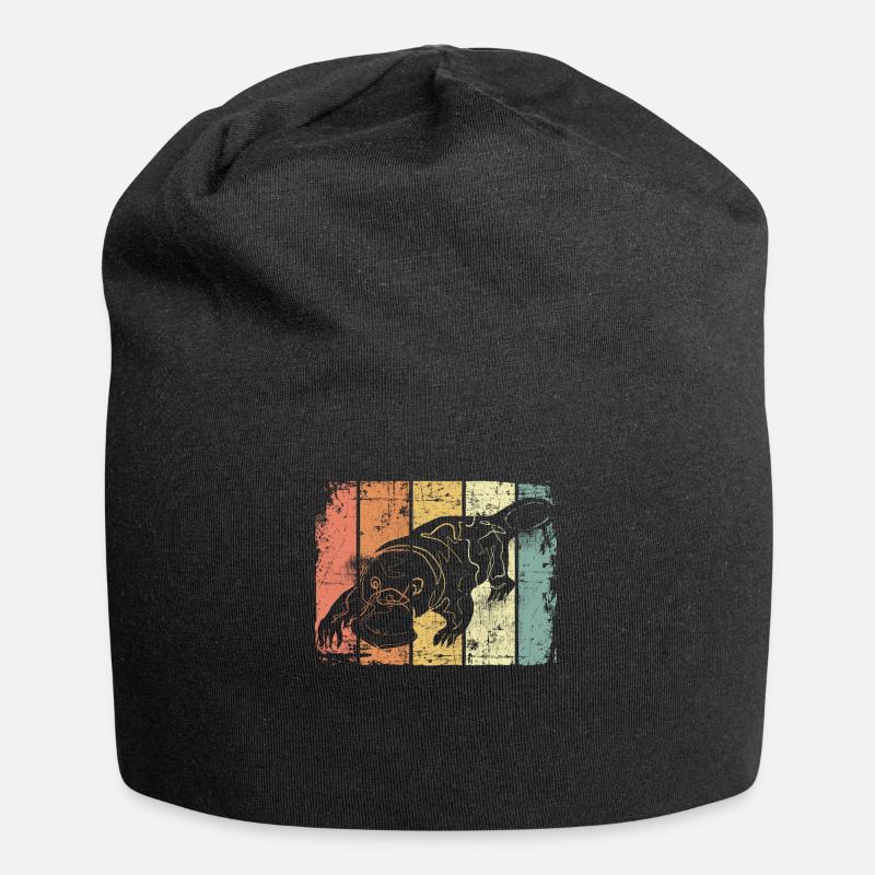Schnabeltier Australien - Jersey-Beanie - Schwarz