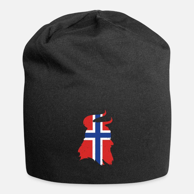 Vikings de Norvège - Bonnet en jersey - noir