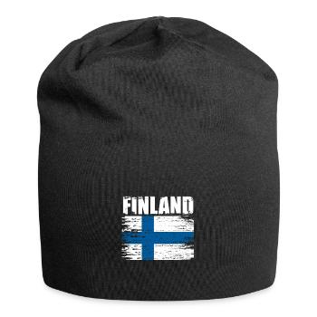 Finland - Jersey Beanie - black - Front