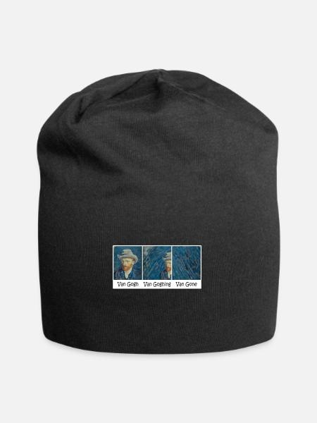 Van Gogh Van Goghing Van Gone Meme - Jersey-Beanie - Schwarz