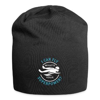 Swimming Fan Lover Watersports Athlete - Jersey-Beanie - Schwarz - Vorne