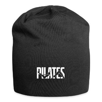 Pilates Exercise Workout Funny Pilates Gift - Jersey-Beanie - Schwarz - Vorne