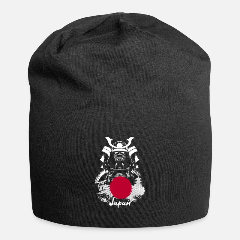 Samouraï du Japon - Bonnet en jersey - noir