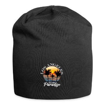 Los Angeles - Jersey-Beanie - Schwarz - Vorne
