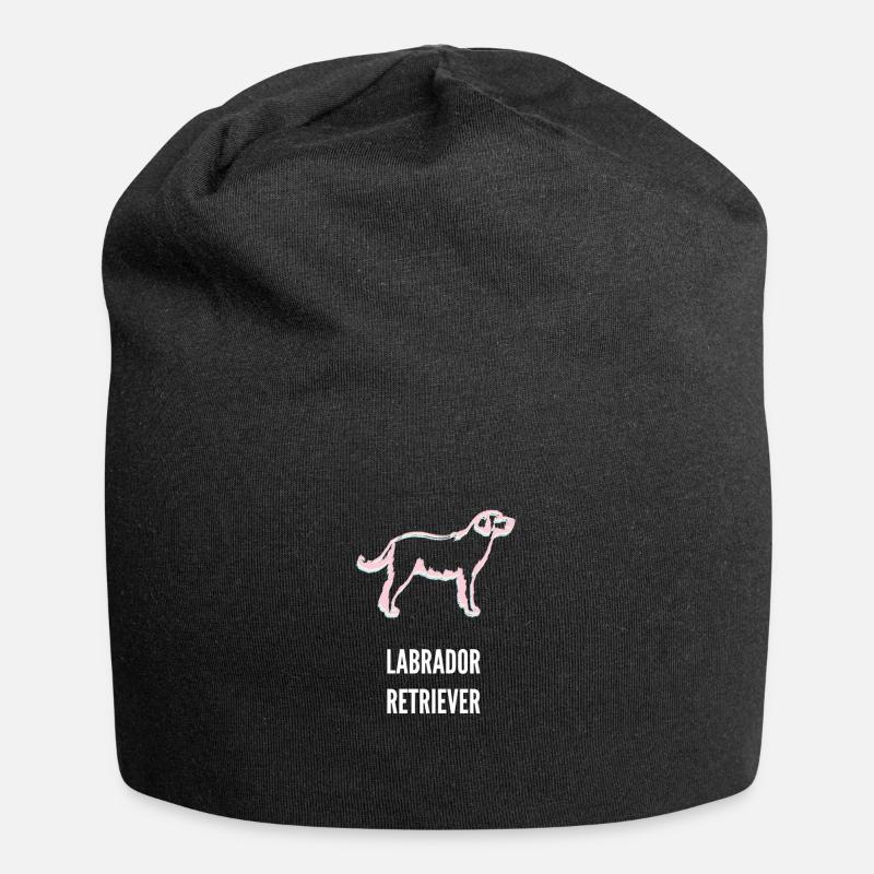 Labrador Retrievers - Jersey Beanie - black