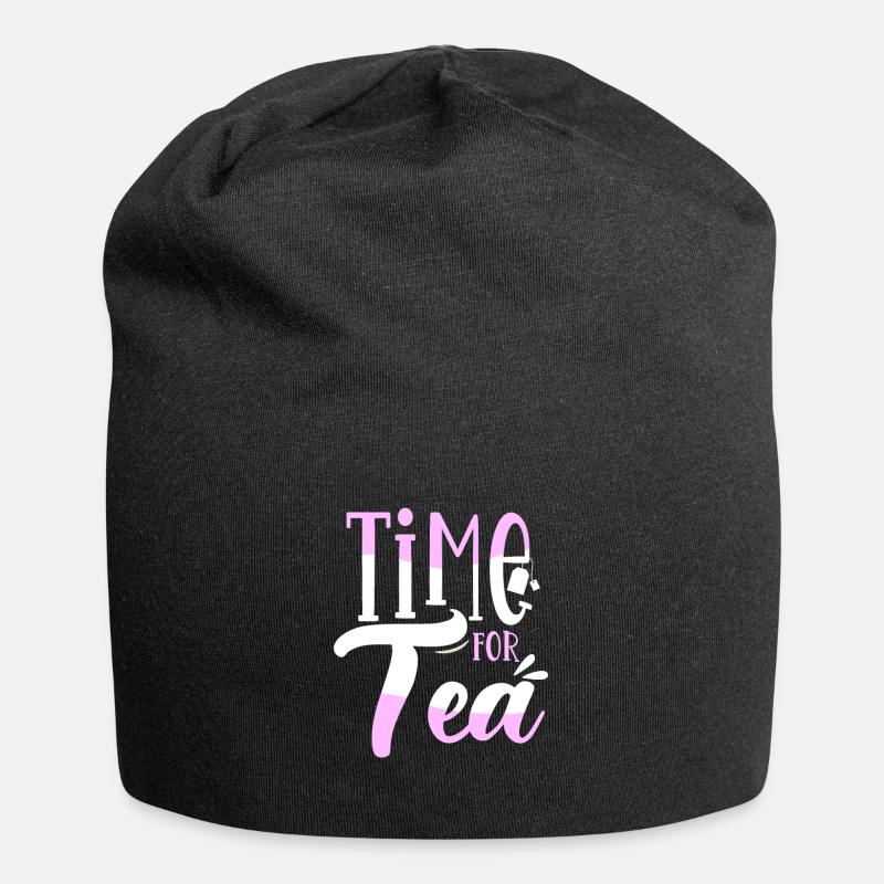 Tee - Jersey-Beanie - Schwarz