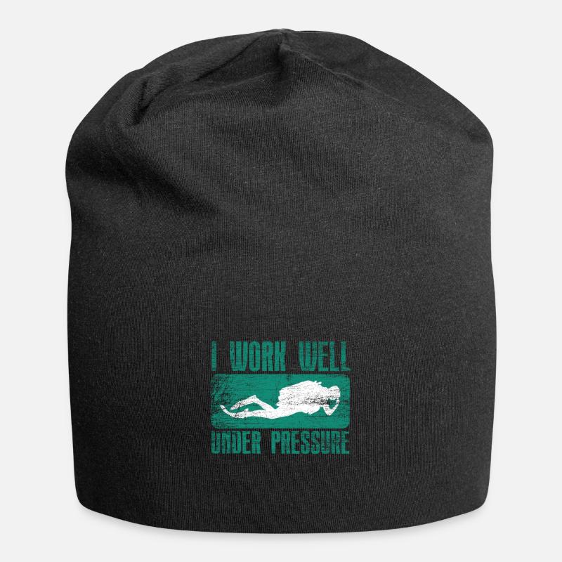 Tauchen - Jersey-Beanie - Schwarz
