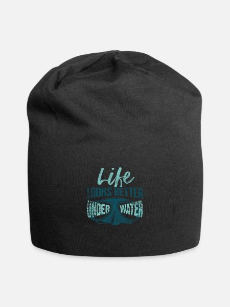 Tauchen - Jersey-Beanie - Schwarz
