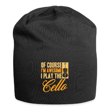 Cello - Jersey-Beanie - Schwarz - Vorne