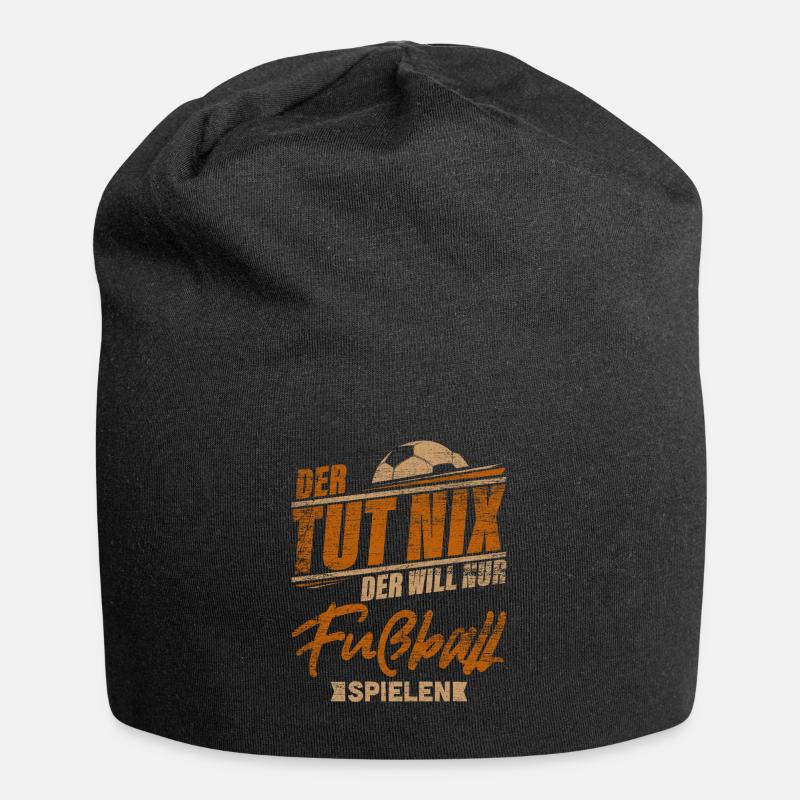 Fußball - Jersey-Beanie - Schwarz