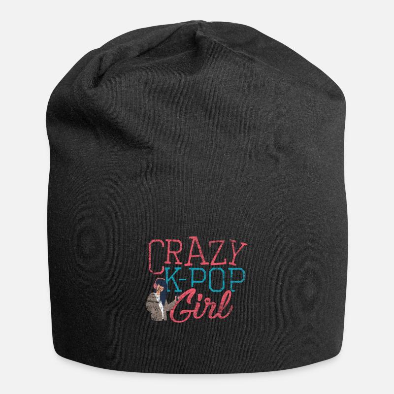 K-POP - Jersey Beanie - black