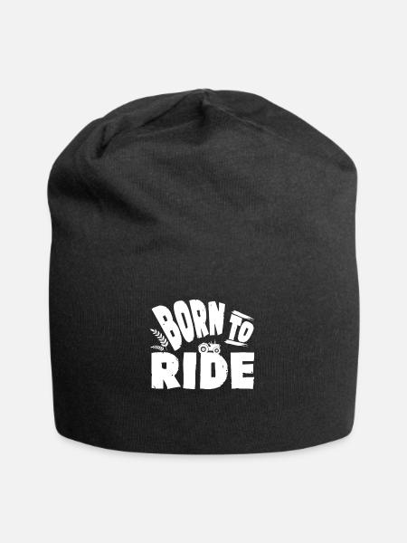 Traktor Landwirt - Jersey-Beanie - Schwarz