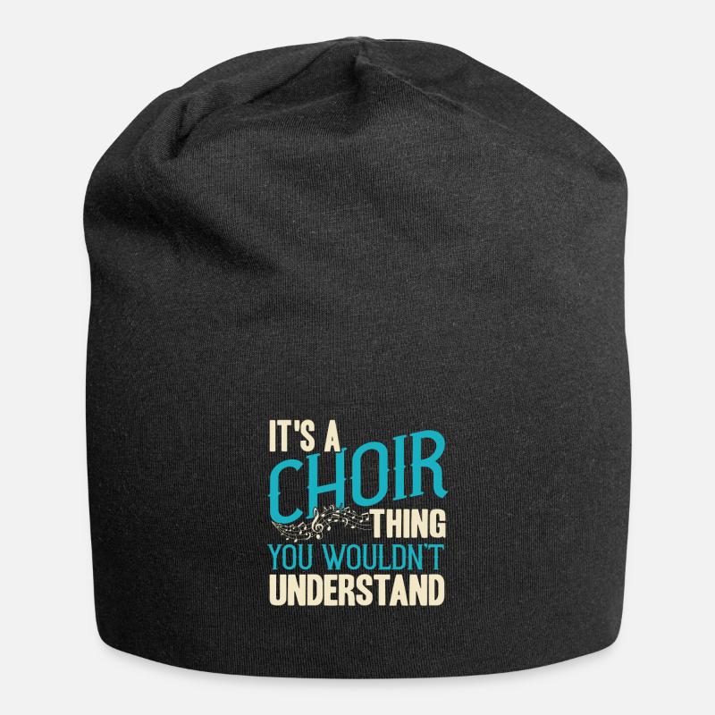 Chor - Jersey-Beanie - Schwarz