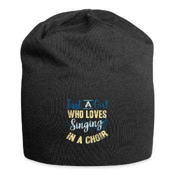 Chor Sängerin - Jersey-Beanie - Schwarz - Vorne