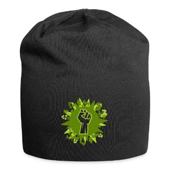 Eco friendly protest - Jersey Beanie - black - Front