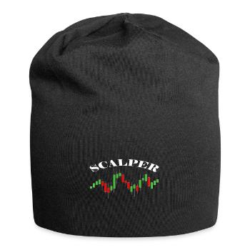 Scalper Forex Trader Day Trader - Jersey-Beanie - Schwarz - Vorne