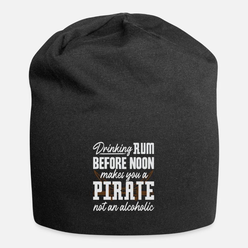 pirate - Bonnet en jersey - noir