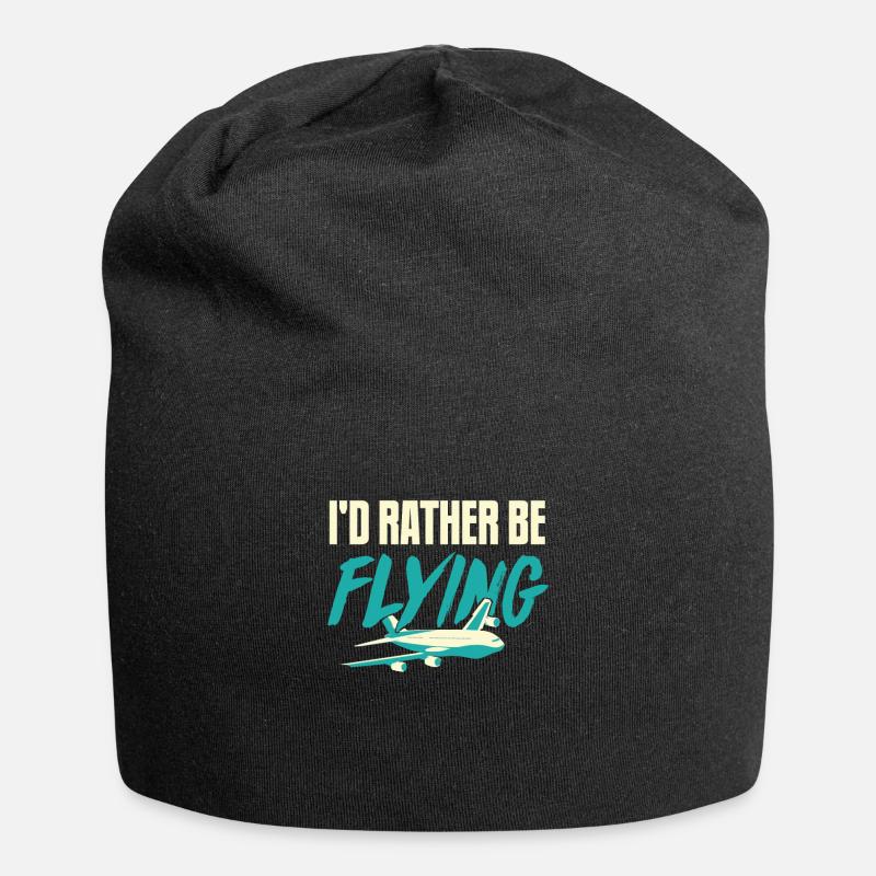 pilote - Bonnet en jersey - noir